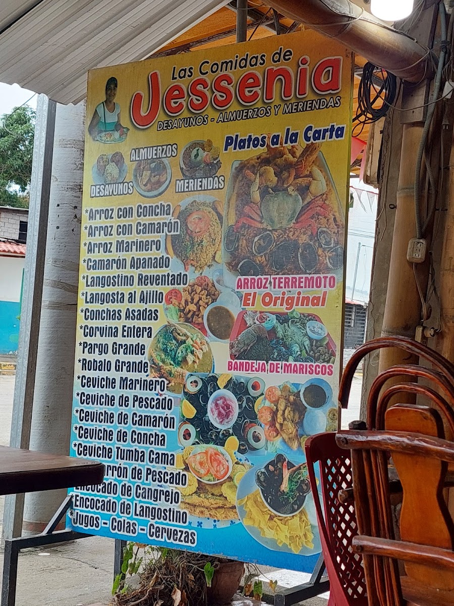 Menu Las Comidas De Jessenia 'la Sazón Que Gusta'-1