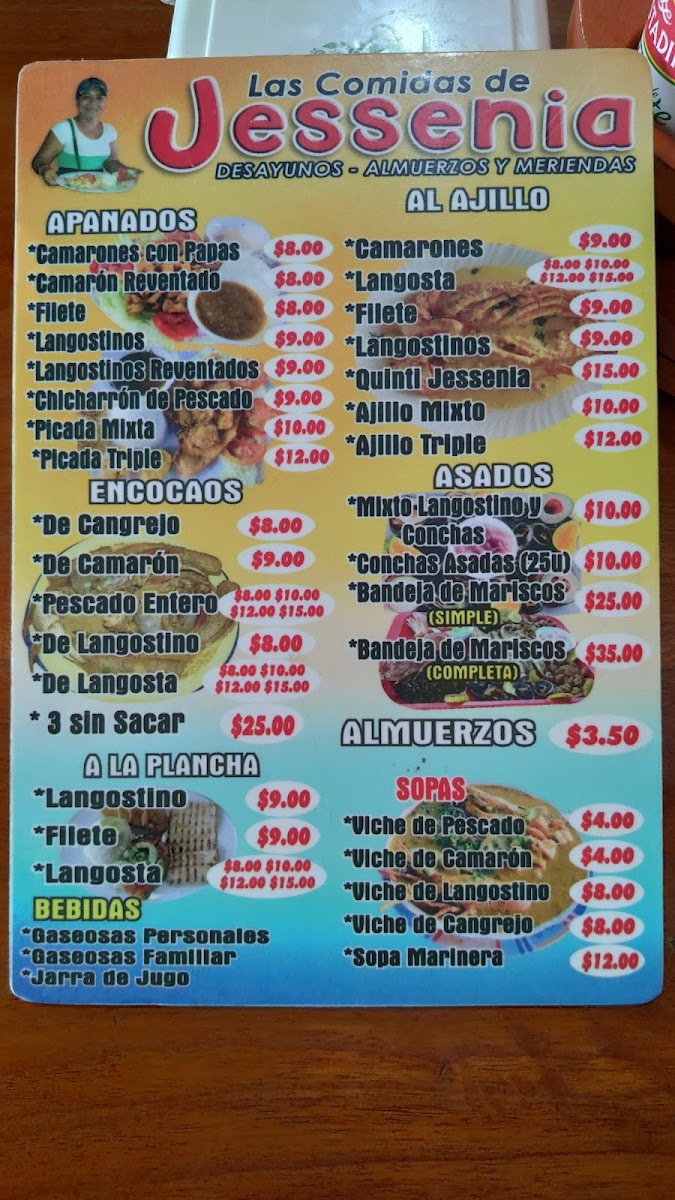 Menu Las Comidas De Jessenia 'la Sazón Que Gusta'-3